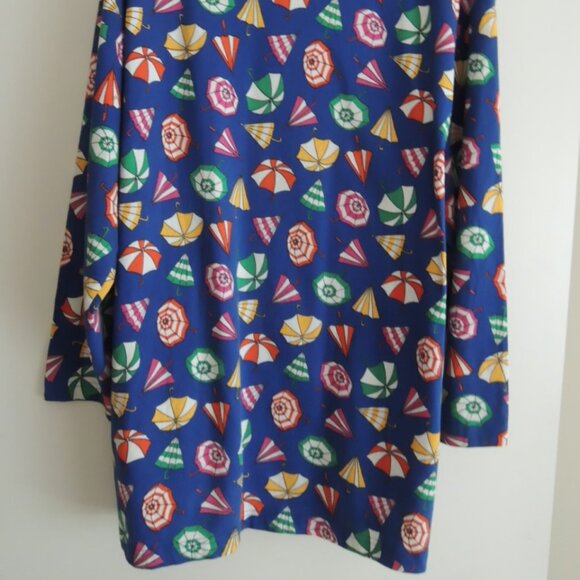 Ladies 2 Pc Shorts Skort Set Size L (Size M) Umbrella Print by Picone Sport NWOT - Picture 8 of 16